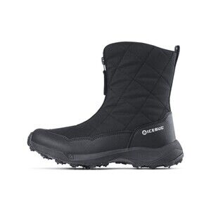 New ICEBUG Ivalo4 Men BUGrip Black Snow Boots Sz 11.5 Lightweight Warm Zipper
